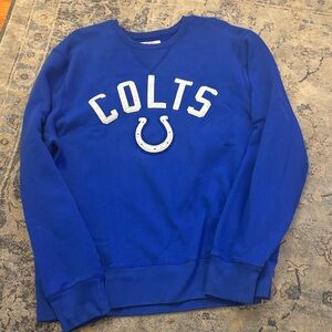 Colts Crewneck Sweatshirt - Royal Blue with White Logo